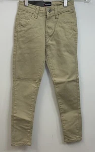 Stretch Fit Pants Girls Uniform Skinny Slim Khaki Size 4/NEW - Picture 1 of 11