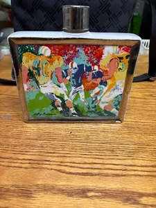 Vtg 1979 LeRoy Neiman Sports Football Commemorative Whiskey Decanter LE Ceramic - Picture 1 of 8