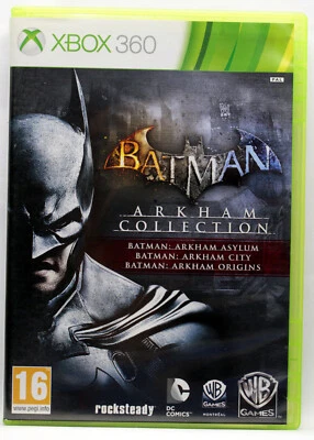 BATMAN ARKHAM TRILOGY COLLECTION XBOX 360 GIOCO XB360 PAL ED, ITALIANA 81103 - Immagine 1 di 4