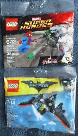 2 NEW LEGOS~Batman #30524 Mini Batwing; #30305 Spider-Man Super Jumper SEALED
