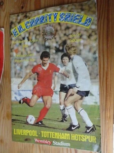 Football programme LIVERPOOL VS TOTTENHAM HOTSPUR FA CHARITY SHIELD 2.8.1982 - Picture 1 of 3