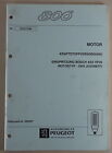 Werkstatthandbuch Peugeot 806 | Motor, Kraftstoffversorgung Stand 12/1996