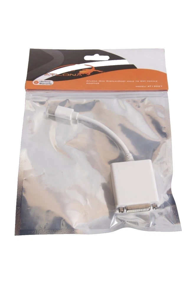 Atlona AT13027 Mini DisplayPort Male to DVI Female Cable Adapter for Mac - Image 1 of 1
