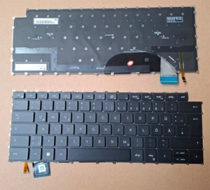 original Tastatur DELL Precision 5550 5560 5750 5760 Beleuchtung Keyboard De - Bild 1 von 2