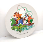 Vintage Pinky And Perky 'Big Catch' Melaware Melmex Plastic Plate