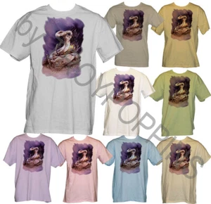 1-DIAMANTE TRASERO SERPIENTE DE CASCABEL SERPIENTE CAMPING ROPA DE VIDA SILVESTRE EQUIPO GRÁFICO CAMISETA - Imagen 1 de 5