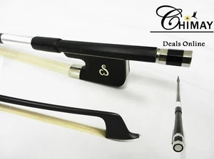Advanced Carbon Fiber Double Bass Bow 3/4 Size French Style, Free Shipping - Picture 1 of 10