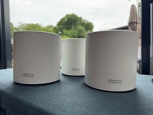 TP-Link Deco X60 AX3000 Mesh WiFi 6 Router - White (Pack of 3) - Photo 1/5