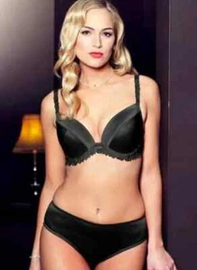 Sujetador push-up Splendour negro satinado The Splendourbra Secret acolchado - Imagen 1 de 6