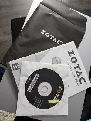 ZOTAC GT610 SYNERGY EDITION 1GB 64BIT DDR3 PCI-e DOCUMENTATIONS AND DVD ONLY - Image 1 of 2