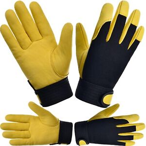 Leather Gardening Gloves For Men And Women