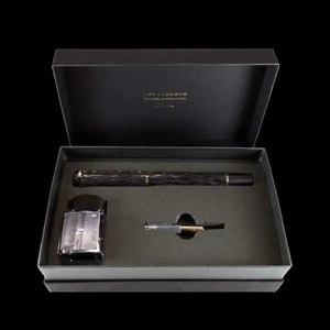 Escultura de ebonita Sailor Yokaze 21K pluma estilográfica brisa nocturna F nueva en caja [totalmente nueva] - Imagen 1 de 8