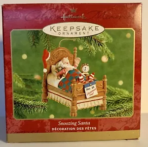 Adornos Snoozing Santa Hallmark, 2001 - Imagen 1 de 5
