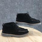 Sperry Boots Mens 11.5 Authentic Original Lug Chukka Plushwave Boot Black Suede