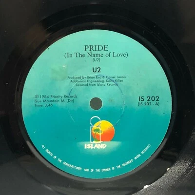 U2 - Pride 45 Rare South Africa Single African IS202 - Image 1 of 4