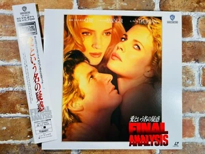 Final Analysis Laser Disc LD Japan w/Spine Richard Gere Uma Thurman Widescreen - Picture 1 of 4