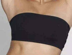 SKIMS FITS EVERYBODY BANDEAU BRA STRAPLESS ONYX BLACK SIZE XS - Picture 1 of 2