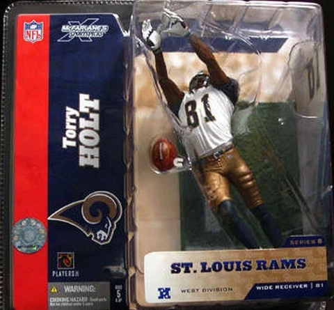Torry Holt St. Louis Rams McFarlane NFL action figure NIP NIB new in package Cover