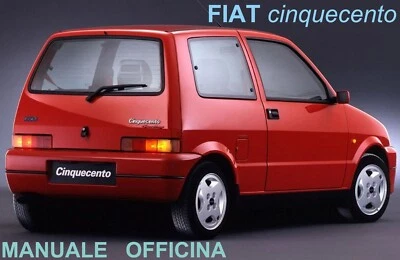 FIAT cinquecento MANUALE OFFICINA - ITALIANO - Immagine 1 di 2