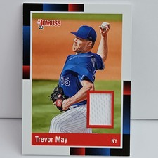 2022 Panini Donruss Retro 1988 Materials Trevor May #R88M-TM