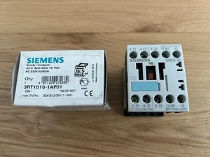 Siemens 3rt1016-1ap01 3rt1016 1ap01 50/60hz schütz 400v ac-3 4kw 230v spule - Bild 1 von 3