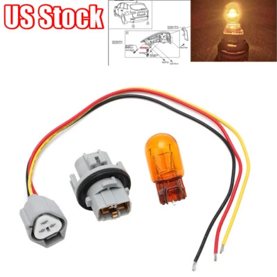 For Nissan Rogue Altima Pathfinder Headlight Turn Signal Bulb Socket Harness Kit - Image 1 of 4