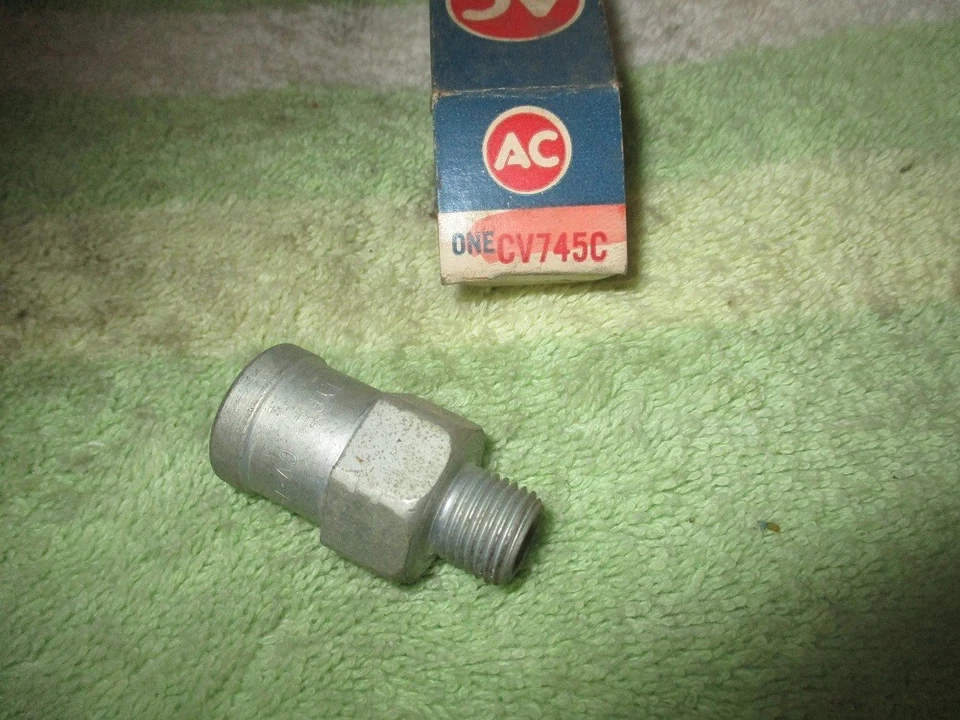 New NOS General Motors AC Delco PCV Valve (1) CV745C With Grommet Dodge Plymouth - Image 1 of 1