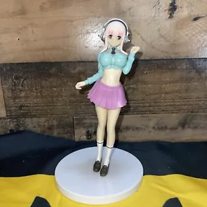 Statua Super Sonico Anime Stop and Stare scolaretta in PVC (danni alla base) - Foto 1 di 4