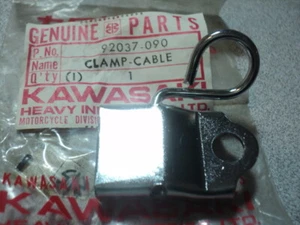 KAWASAKI Z1 KZ KZ1000 KZ900 KZ750 KZ400 1973-80 ABRAZADERA DE CABLE NOS OEM 92037-090 - Imagen 1 de 3