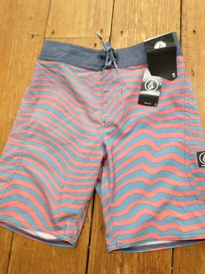BNWT Kids Boys Volcom  Coral Board Shorts Size S (Approx 8-10) Beach Swim Surf - Image 1 of 4