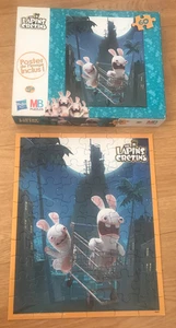 Puzzle MB " THE LAPINS CRETINS " (60 pièces) avec son POSTER - Imagen 1 de 10