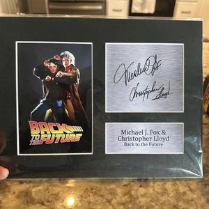 Back to the Future Michael J Fox Signed Limited Edition Memorabilia Print - Picture 1 of 4