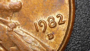 1982 D RPM LINCOLN MEMORIAL PENNY SM DATE3.09g DDOLETTERS AND DATE - Picture 1 of 6