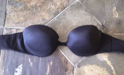 34A Wonderbra Plunge Lightly Padded Push Up Underwire Strapless Bra 7618 - Image 1 of 4