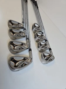 Left Hand Taylormade R7 Draw Iron Set 4-SW T-step 90 Regular Flex Shafts TM8364 - Picture 1 of 22