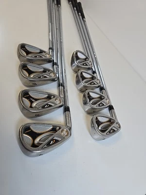 Left Hand Taylormade R7 Draw Iron Set 4-SW T-step 90 Regular Flex Shafts TM8364 - Image 1 of 4