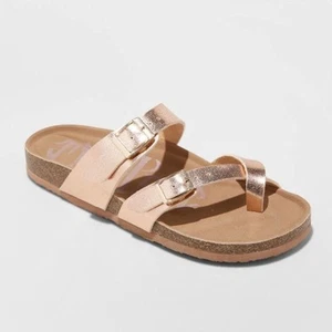 Mad Love Damen-Sandalen roségold goldfarben metallic Prudence Fußbett neu mit Etikett - Bild 1 von 4