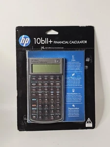 NEW HP 10bII+ Plus Financial Calculator Hewlett Packard 10bll New in Package - Picture 1 of 2