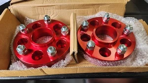 Rough Country 1.5" Wheel Spacers for Jeep TJ Wrangler 1092 Red - Picture 1 of 3