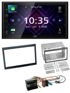 JVC DAB 2DIN MP3 Bluetooth USB Autoradio für Peugeot 207 307 Expert Partner schw - Bild 1 von 9