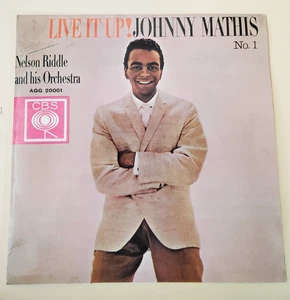 Johnny Mathis LIVE IT UP! (POP 45 EP) #20001 PLAYS VG++ - Picture 1 of 7