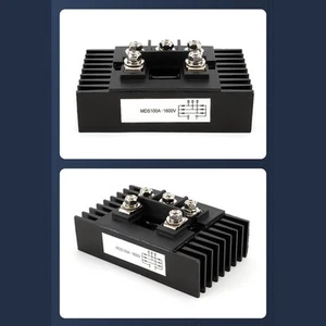 Three Phase MDS100A150A Bridge Rectifier with Heatsink for Power Systems - Picture 1 of 22