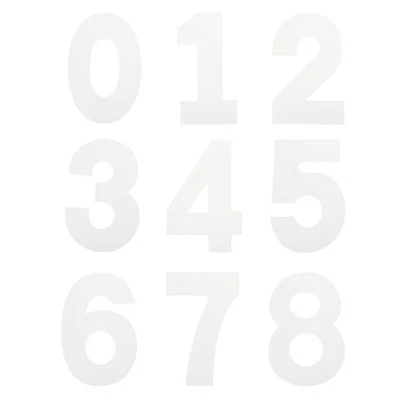 14 Inch Number Stencils 0-8 Plastic Number Stencils Digital Templates - Image 1 of 4