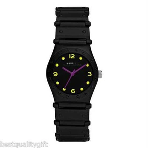 NEW MARC BY MARC JACOBS MINI JORIE BLACK ALUMINUM STRAP WATCH-MBM3512 - Picture 1 of 1