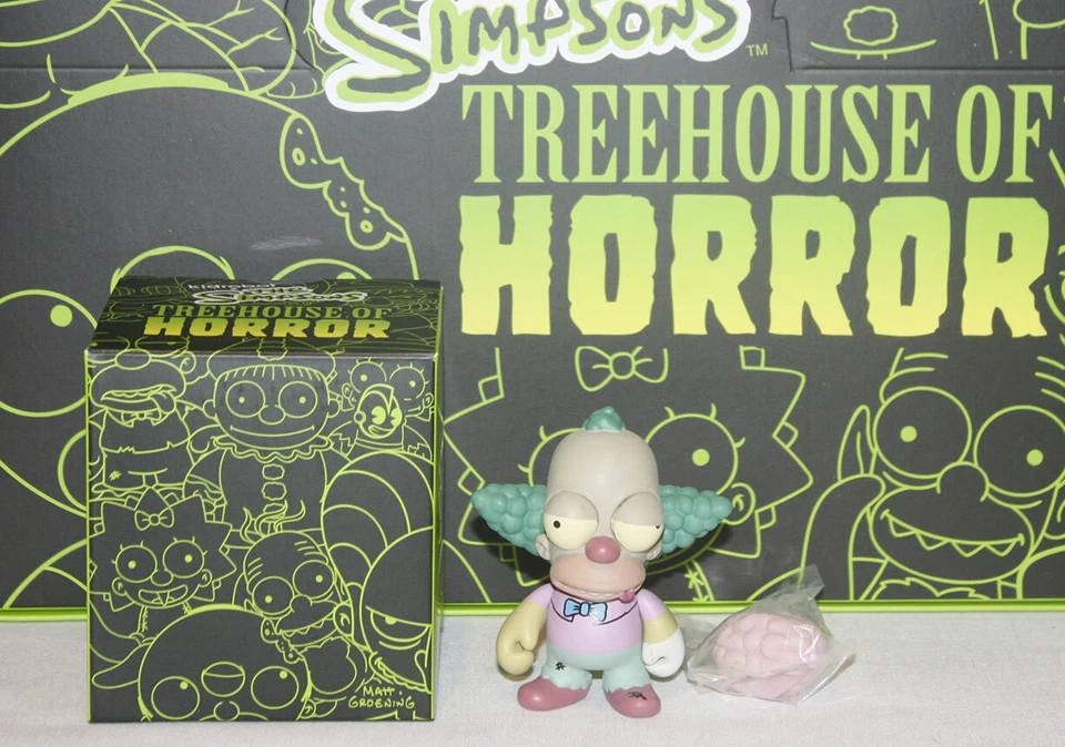 Kidrobot The Simpsons Treehouse Of Horror Krusty (Zombie) Vinyl Figure - Image 1 of 1