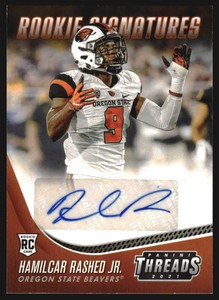 2021 Chronicles DP Threads Rookie Signatures Orange #24 Hamilcar Rashed Jr.