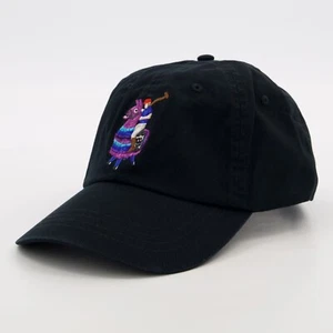 Polo Ralph Lauren x FORTNITE Mens Llama Logo Cotton Chino Baseball Cap | Black - Picture 1 of 3