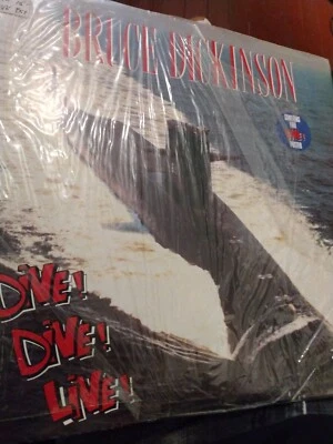 Bruce Dickinson – Dive! Dive! Live! - 12" vinyl LP - HUGE Poster Sleeve - MAIDEN Foto 1 de 4