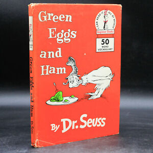 Dr. Seuss GREEN EGGS AND HAM 1960 1st ED w/DJ Suess classic collectible RARE
