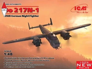 ICM 1/48 DO 217N-1 WWII GERMAN NIGHT FIGHTER (NEW MOLDS) - Foto 1 di 1